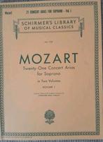 Mozart - 21 Concert Aria's voor Sopraan - Vol. I, Gebruikt, Klassiek, Zang, Ophalen of Verzenden