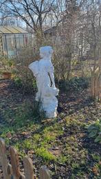 Groot tuinbeeld - ca. 150 cm hoog, Tuin en Terras, Tuinbeelden, Ophalen, Gebruikt, Beton, Mensenbeeld