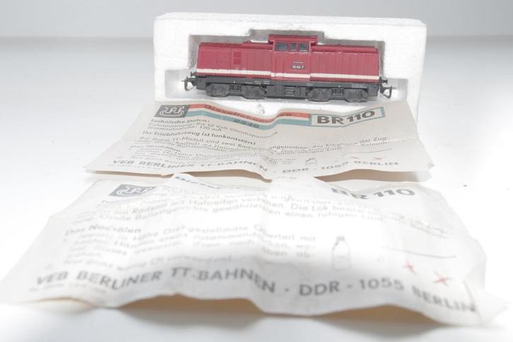 BR V110 Berliner TT, Hobby en Vrije tijd, Modeltreinen | Overige schalen, Gebruikt, Locomotief, Gelijkstroom, Overige merken, Analoog