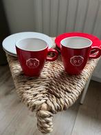 Douwe Egberts Kop en Schotel Set, Ophalen, Keramiek, Zo goed als nieuw, Effen
