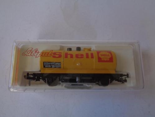 Oude Liliput 25201 Shell Treinwagon in Box. Oostenrijk, HO, Hobby en Vrije tijd, Modeltreinen | H0, Zo goed als nieuw, Wagon, Gelijkstroom