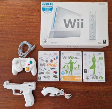 Nintendo Wii console RVL-001 (EUR) set & extra attributen. beschikbaar voor biedingen