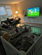 Kidsmill sixties box kleur wit/Walnoot, Ophalen, Zo goed als nieuw, Rechthoekig, In hoogte verstelbaar