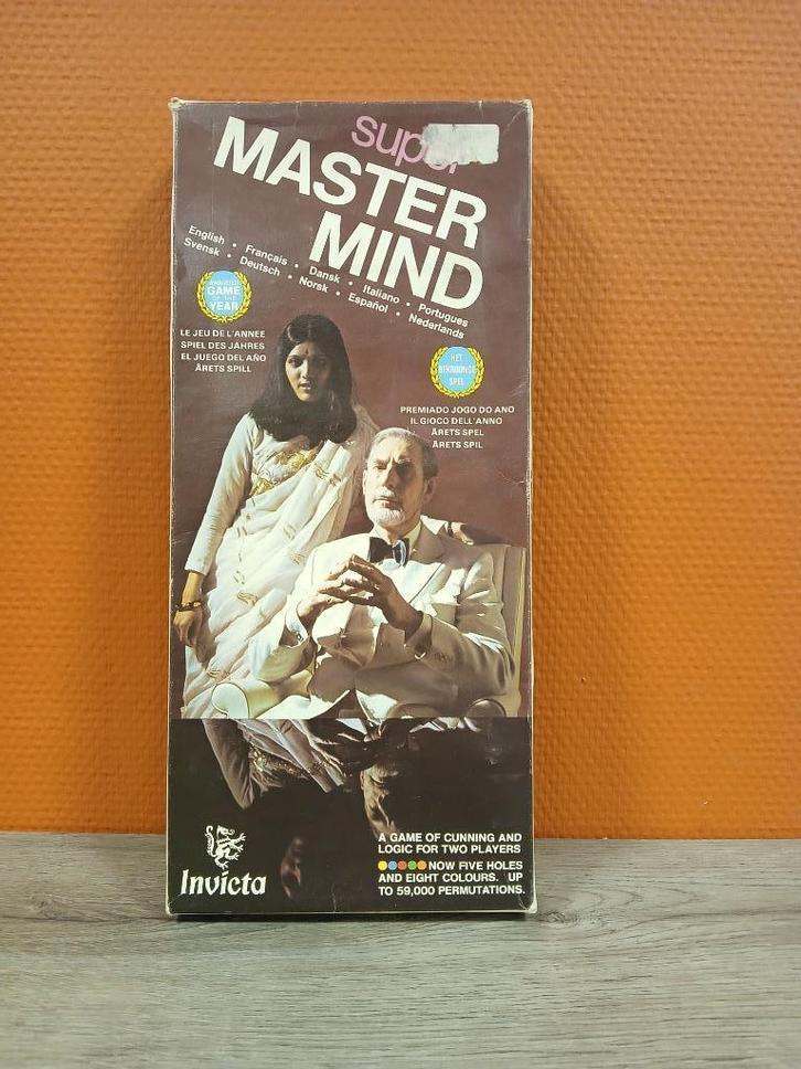 mastermind super, Hobby en Vrije tijd, Gezelschapsspellen | Bordspellen, Gebruikt, Een of twee spelers, Ophalen of Verzenden