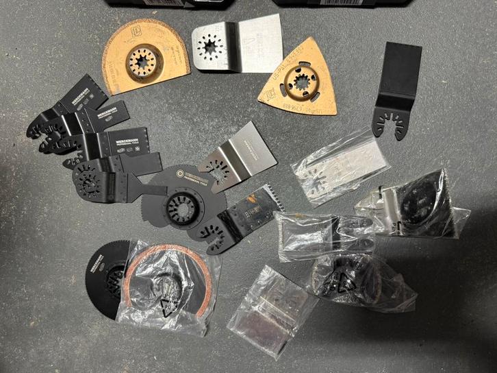 Multitool zaagbladen 18 stuks oa. Fein - Nieuw, Doe-het-zelf en Verbouw, Gereedschap | Machine-onderdelen en Toebehoren, Nieuw