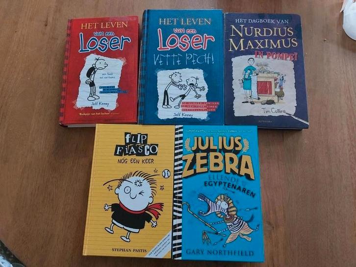 Boeken voor kinderen 8-12 jaar o.a. leven van een loser, Boeken, Kinderboeken | Jeugd | onder 10 jaar, Zo goed als nieuw, Fictie algemeen