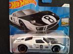 Hotwheels Ford GT40 wit – Nieuw op kaart, Ophalen of Verzenden, Nieuw, Auto