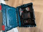 Zeer nette Professionele bosch gsr 14 4 v li met 3 accu’s., Ophalen of Verzenden, Zo goed als nieuw, Boor- en Schroefmachine, Variabele snelheid