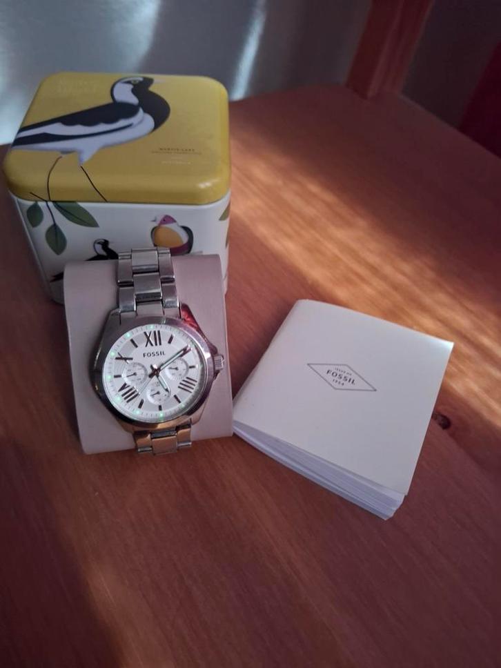 Fossil Horloge - Stijlvol en Tijdloos!, Sieraden, Tassen en Uiterlijk, Horloges | Heren, Zo goed als nieuw, Polshorloge, Staal