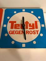 Vintage Valvoline Tectyl Wandklok orinele uurwerk, Verzenden, Zo goed als nieuw, Gebruiksvoorwerp