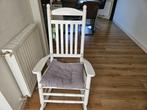 Schommelstoel, Huis en Inrichting, Stoelen, Ophalen, Gebruikt, Wit, Eén