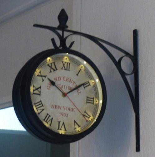 GRAND GENTRAL Terminal NEW YORK 1876. Stationsklok, 25 cm., Huis en Inrichting, Woonaccessoires | Klokken, Zo goed als nieuw, Wandklok