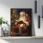 Practige nostalgische print kerstman, Ophalen, Nieuw