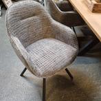 Eetkamerstoelen Clint stof H&H, Huis en Inrichting, Stoelen, Overige kleuren, Nieuw, Ophalen of Verzenden, Vier