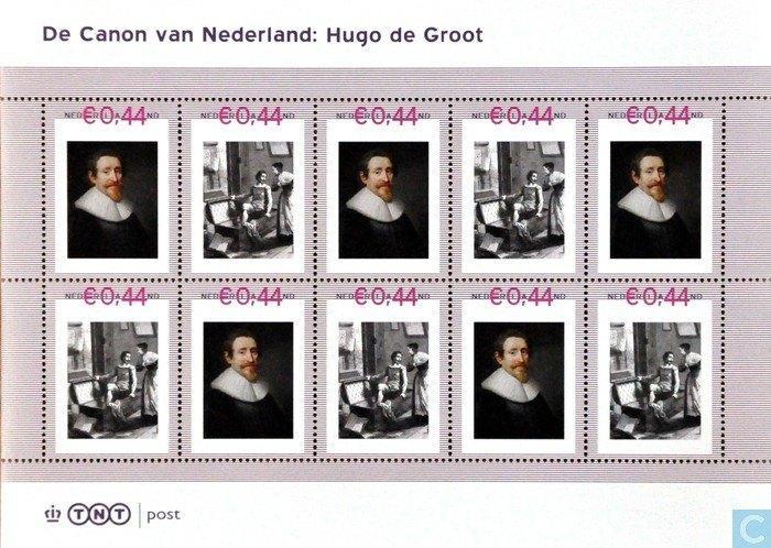 Canon van Nederland: Hugo de Groot, Postzegels en Munten, Postzegels | Nederland, Postfris, Na 1940, Ophalen of Verzenden