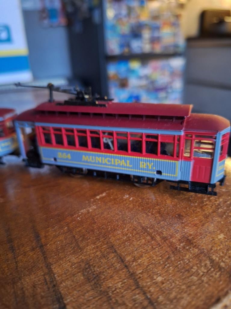 Tram merk mehano joegoslavië 1972 .schaal 1.87, Hobby en Vrije tijd, Modeltreinen | H0, Gebruikt, Gelijkstroom, Overige merken