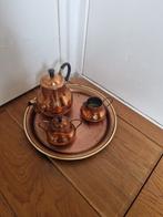 Vintage Koperen Koffieset - 4 Delig, Antiek en Kunst, Antiek | Koper en Brons, Ophalen of Verzenden, Koper