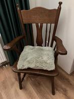 Houten stoel, hoogte 103cm, breedte 50 cm, Huis en Inrichting, Ophalen, Gebruikt, Bruin, Eén