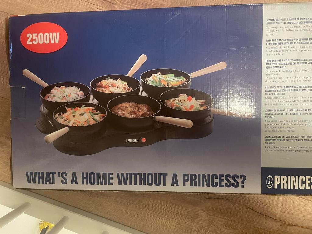Princess wok Pannetjes Set, Ophalen, Gebruikt
