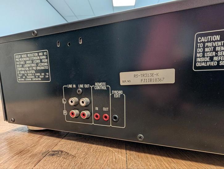 Technics RS-TR313 Cassettedeck, Audio, Tv en Foto, Cassettedecks, Dubbel, Overige merken, Ophalen of Verzenden