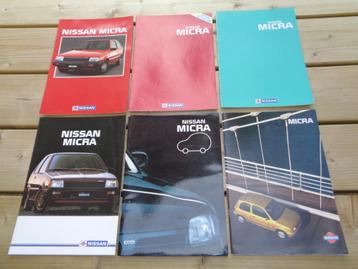 Verzameling / partij Datsun en Nissan folders beschikbaar voor biedingen
