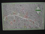 plattegrond PARIJS, Frankrijk, Ophalen of Verzenden, 1800 tot 2000, Landkaart