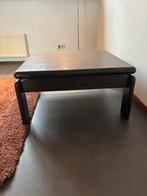 Salon tafel 80 x80 x 42 cm  noten hout, 50 tot 100 cm, Minder dan 50 cm, Overige materialen, Zo goed als nieuw