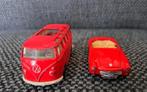 Matchbox volkswagen en Welly Mercedes-Benz 190 Sl 1955, Matchbox, Ophalen of Verzenden, Auto