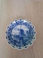 Delfts Blauw Wandbord met Molen, Ophalen