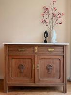 Antiek dressoir / commode marmer blad, Huis en Inrichting, Ophalen, Zo goed als nieuw, 25 tot 50 cm