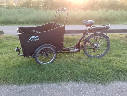 Popal Cangoo bakfiets, Fietsen en Brommers, Fietsen | Bakfietsen, Gebruikt, Overige merken, 4 kinderen of meer, Huif, Ophalen