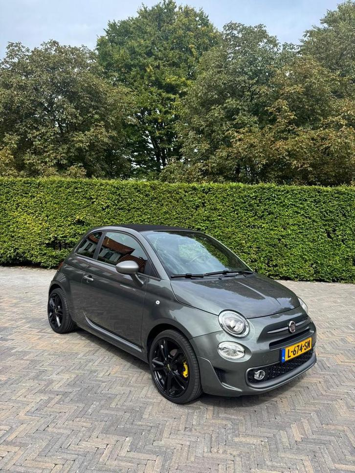 Fiat 500 Cabrio S 1.2  *Perfecte staat Nieuwe APK en Beurt!!, Auto's, Fiat, Particulier, 500C, ABS, Airbags, Airconditioning, Alarm