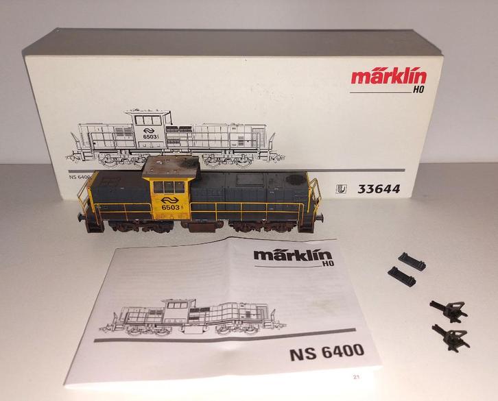 Marklin H0 33644 - Digitale diesel loc DE6400 MAK in ovp, Hobby en Vrije tijd, Modeltreinen | H0, Zo goed als nieuw, Locomotief