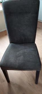 4 prachtige eetkamerstoelen, Huis en Inrichting, Stoelen, Ophalen, Gebruikt, Grijs, Vier