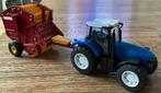 Donkerblauwe Tractor met trekhaak, Hobby en Vrije tijd, Ophalen, Zo goed als nieuw, Tractor of Landbouw