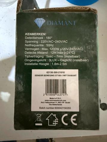 Bewegingssensor Diamant ST180-1 Nieuw in Doos beschikbaar voor biedingen