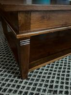 Teakhouten Salontafel met Opbergplank., Huis en Inrichting, Tafels | Salontafels, Gebruikt, 100 tot 150 cm, Teakhout, Minder dan 50 cm