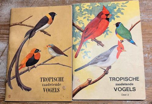 Tropische zaadetende vogels van Kon. P Sluis, Verzamelen, Merken en Reclamevoorwerpen, Gebruikt, Ophalen of Verzenden