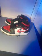 Nike Jordan 1 Wit Zwart Rood Maat 41, Kleding | Heren, Schoenen, Ophalen, Gedragen, Overige kleuren, Sneakers of Gympen