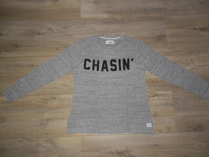Chasin Grijs Shirt Met Lange Mouwen Maat M, Kleding | Heren, T-shirts, Zo goed als nieuw, Maat 48/50 (M), Grijs, Ophalen of Verzenden