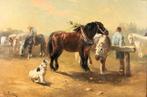 “De Paardenmarkt” Henry Schouten (1864-1927), Ophalen