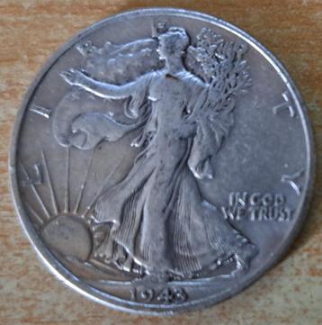 Verenigde Staten, Half Dollar 1943 - zilver beschikbaar voor biedingen