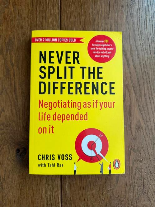 Never Split the Difference - Chris Voss, Boeken, Economie, Management en Marketing, Zo goed als nieuw, Management, Ophalen of Verzenden