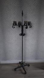 Smeedijzeren kandelaar, Huis en Inrichting, Woonaccessoires | Kandelaars en Kaarsen, Ophalen, Zo goed als nieuw, Metaal, 75 cm of meer