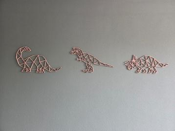 Dino Decoratie Kindkamer - 3 Stuks beschikbaar voor biedingen