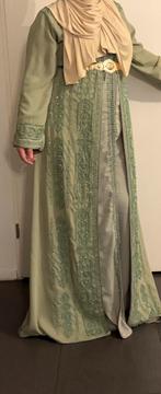 Marokkaanse jurk mintgroen, Ophalen of Verzenden, Gedragen, Groen, Overige typen