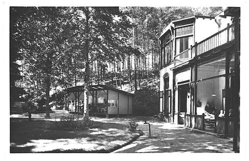 958116	Nunspeet	Gld 1950 Rusthuis	Moria	Gelopen met postzege, Verzamelen, Ansichtkaarten | Nederland, Gelopen, Gelderland, 1940 tot 1960