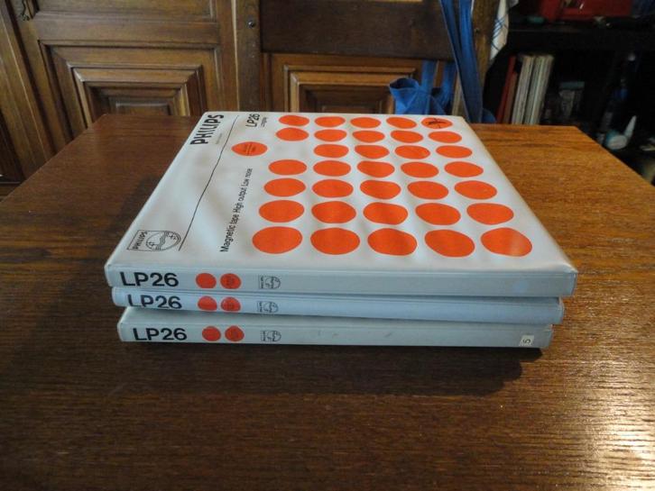 Philips LP 26 Banden 3 stuks, Audio, Tv en Foto, Bandrecorders, Bandrecorder, Met banden, Ophalen of Verzenden