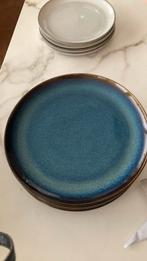 4 grote Gladelig blauw borden IKEA, Huis en Inrichting, Keuken | Servies, Ophalen, Overige stijlen, Bord(en)