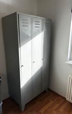 Grijze Lockerkast - Stoer & Praktisch!, Huis en Inrichting, Kasten | Kledingkasten, Ophalen, Gebruikt, 50 tot 100 cm, Metaal